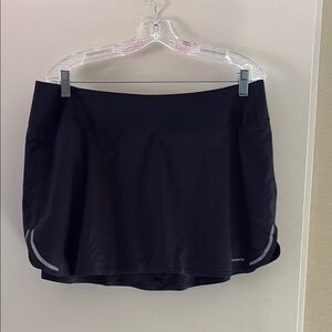 Brooks Black Skort with Reflective Detail